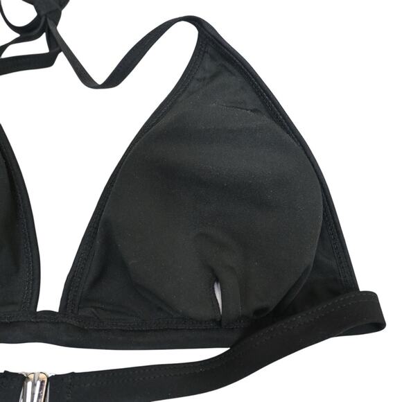 BeachSissi Womens L Silver Black Two Piece String Bikini - Picture 7 of 10